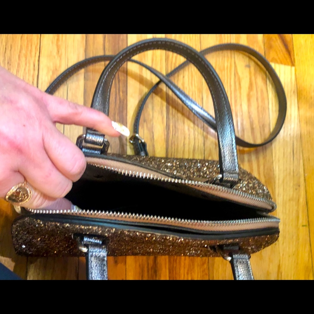 Kate Spade Sequin Crossbody/Handbag in Pewter